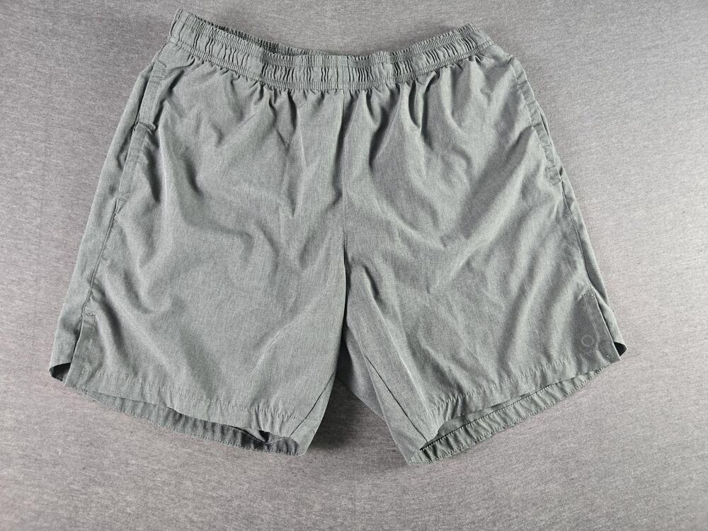 Skora Shorts Mens 38 Gray Quick Dry Athletic Running Elastic Waist Pockets Gym